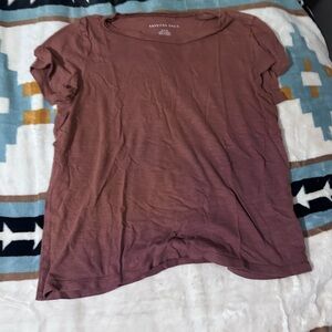 American Eagle shirt, semi crop rust colored. lightweight comfortable.